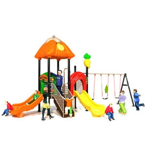 Preschool Slide Children Playground Kids Outdoor Kids Slides Equipment With Swing
