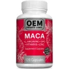 Private Label Maca Root Capsules Herbal Diet Supplement Strong Energy Black Maca 120capsules OEM