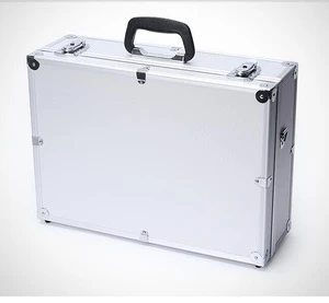 Professional Aluminum Tool Case with Removable Interior Divider Adjustable