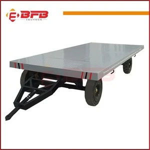 Professional galvanized utility trailer flat top trailers twin axle