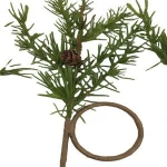 Professional manufacturer natural pine cone napkin ring pine needle leaf twig napkin ring