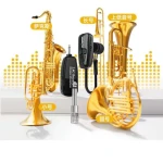 Professional Saxophone Microphone Dedicated Wireless with Outdoor Stage Pickup for Professional Performance