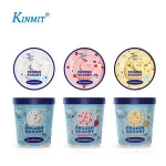 Promotion Waterproof Printed Vinyl Transparent Adhesive Labels For Yogurt