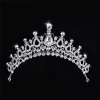 Promotional Christmas Gift Hair Accessories Tiaras Fashion Simple Best Value Silver Crown High Quality Princess Crown Headband