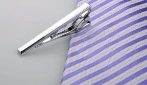Promotional fashion gift blank stainless steel tie bar tie pin tie clip
