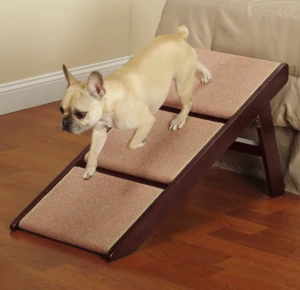 PS-1022,Portable 2-in-1 Pet Folding Dog Cat Step Stairs Ladder