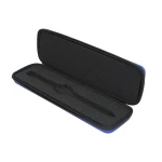 Pu leather embossed shockproof musical instruments small hard storage carry bag case eva foam tool box