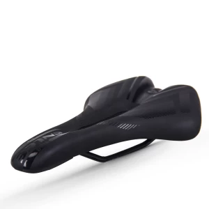 PU Leather Surface MTB Bike Saddle Silicone Comfortable Shockproof Bicycle Saddle