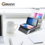 Public cell Drawer multi electric cell phone charger station portable