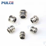 PULTE nickel plated brass cable gland m16 cable gland 90 degree cable gland