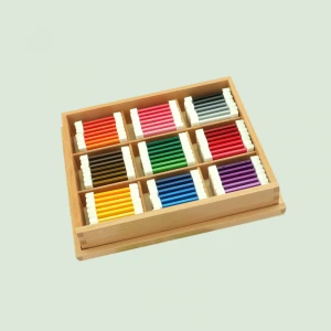 Pvc Color Tablets(3rd Box)  Wooden Montessori teaching Aids learning Materials educational toy