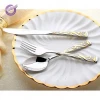 QT00011 custom silver Flatware Sets spoon fork and knife for home goods