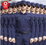 Quickly dry water-proof  elastic training security  uniform