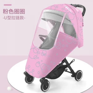 Safety from Rain for baby stroller, Rain cover for child stroller rain cover for fog and haze stroller raincoat