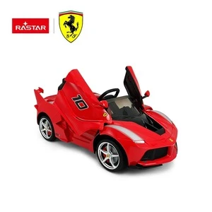 RASTAR Ferrari kids electric car ride on car 12V