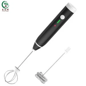 Rechargeable Stainless Steel Egg Beater Portable 3 Speed Handheld Liquid Electric Whisk Food Mixer For Kitchen Appliance