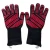 Import Red barbecue glove custom aramid fiber  extreme silicone double oven grill bbq gloves from China
