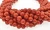 Import RED CORAL ROUND BEADS 13 MM STRANDS from Italy