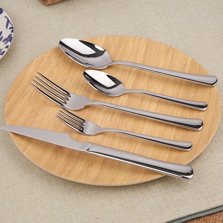 Restaurant Home Cheap Silver Cutlery Set Stainless Steel Knife Fork And Spoon