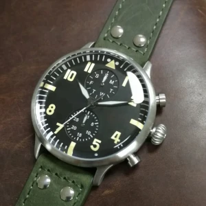 Retail in stock military style 316 L stainless steel  watchs Men with 5ATM water resistant for pilot