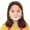 Reusable Anti Fog Transparent Plastic Shield Restaurant Use Face Shield Plastic Mouth Cover