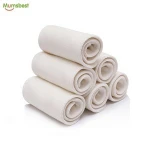 Reusable  non- disposable bamboo cotton baby diaper  nappies