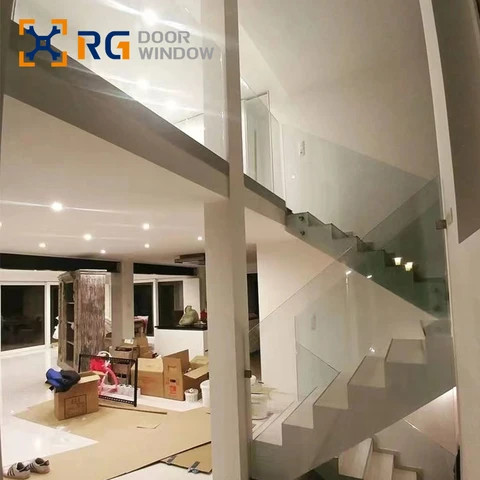 Buy Rg140 Invisible Frame Railing Glass Deck Railing Outdoor Tempered ...