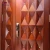 Import Rhomboid lattice design rivet decoration turkey modern house wooden doors custom exterior main door from China
