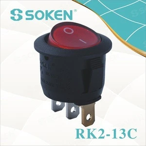 RK2-13C motorcycle round switch/ kema keur lighting Rocker Switch t85
