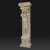Import roman house design decorative round marble stone pillar columns for sale from China