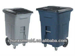 Roto moulded rubbish collector, garbage bin, waste  bin