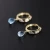 Import Round cut earrings 18k gold jewelry earring hoops timeless charm stud hoop earrings from China