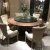 Import Round Marble Dining Table Set Modern With Chairs Luxury Dinner Marble Dinning Round Table Set Postmodern Furniture from China