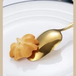 Royal Luxury Nordic Hotel Wedding Silverware Knife Spoon Fork Gold Plated Cutlery Stainless Steel Flatware Set