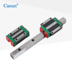 RU ES HGR15 HGR20 HGR25 HGR30 20mm Square Linear Guide Rail+4 Slide Block Carriages HGH20CA/ HGW20CC for CNC Router Engraving