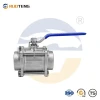 [Ruoteng] Stainless Steel Three Piece Butt Welded Ball Valve 3PC Industrial Welded Pipe Valve