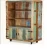 Import Rustic Wooden Bookcase made of Recycled Wood Multicolor Appearance Spacious Handcrafted Furniture For Bedrooms Living Rooms from India