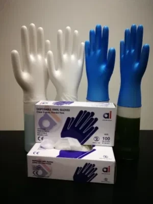 S-XXL Size Materials&amp;Accessories Properties Vinyl Nitrile Exam Wholesale Disposable Latex Vinyl Safety Examination Protective Gloves