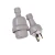 Import SAA approval AS/NZS standard 15A  flexible rewireable 3 pin  transparent male female GREY plug from China