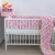 Import safe breathable knot protector pads kids bed surround knotted braided infant mesh baby crib bumper from China
