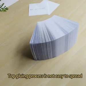 SAITAO 800 Sheets Portable 9x9 cm White Blank Scratch Pads Easy to Peel Office School Memo Pads
