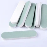 Salon Green Nail File Kit Cute Thick Pro Nail Art Buffer Sanding Polishing Accessories DIY Cuticle Remover Manicure Tools