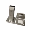 Satin or mirror surface stainless steel glass round / square spigot