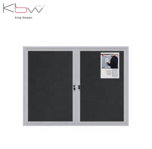 School message board Window Display showcase messages cork bulletin enclosed lock board with aluminum frame BW-A1