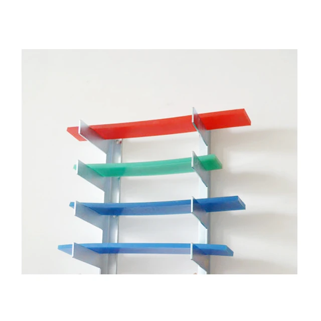 screen printing squeegee rack for squeegee rubber drying