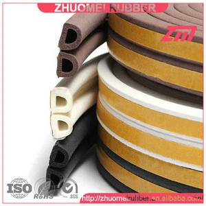 Self adhesive EPDM noise isolating rubber window seals