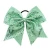 Import Sequin ribbon cheer leader hair bows with rubber band, School cheerleading bows from China