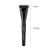 Import single makeup foundation brush zoreya  black cosmetic flat contour brush Wooden handle private label from China