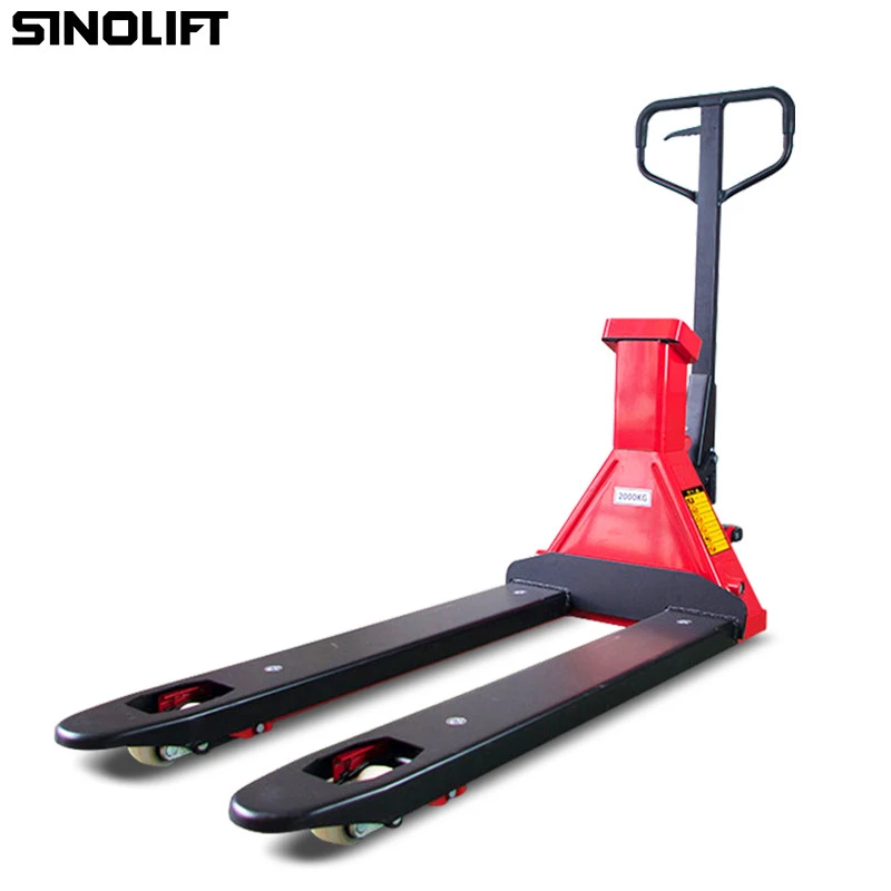 Sinolift HL series hand pallet truck with painting weighing scale