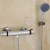 Import Sliver Thermostatic Rain Shower Bathroom Shower Faucet Set Rain Shower System Set from China